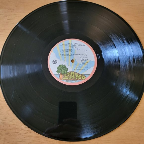 TRAFFIC Shoot Out At The Fantasy Factory LP 1973 Island SW-9323 Rock Jazz LP9 - Picture 5 of 10